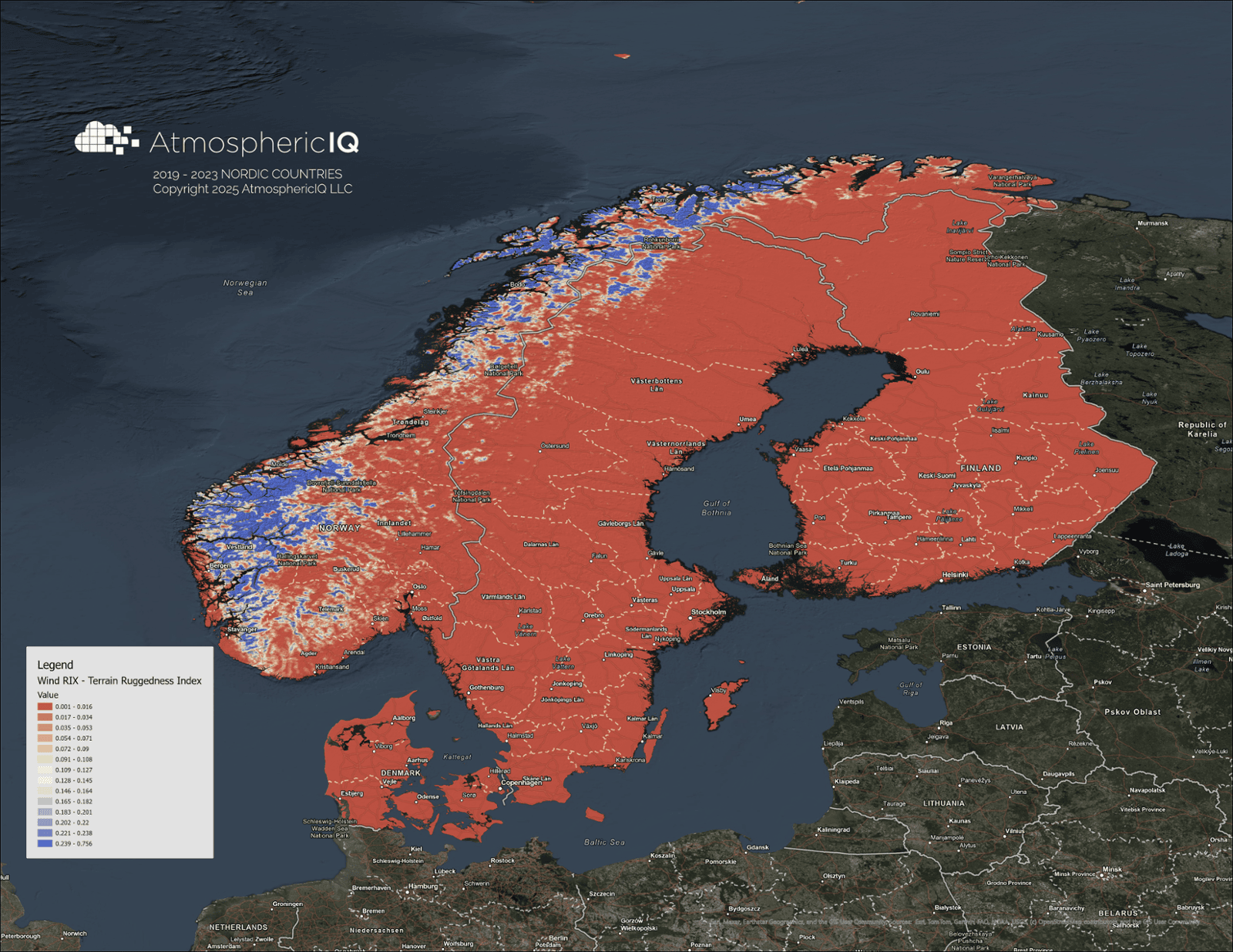 Wind Rix - Terrain Ruggedness Index